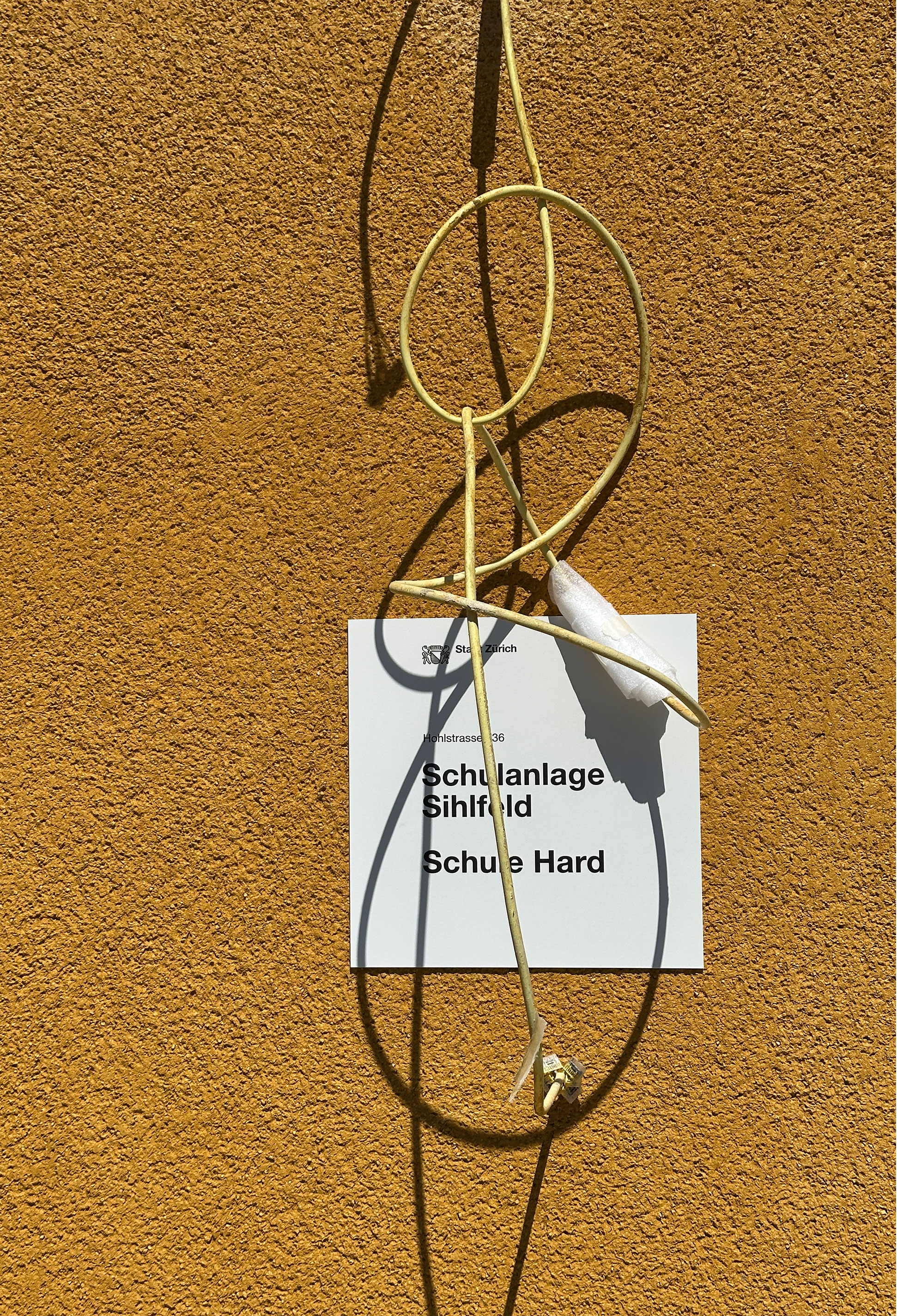 Signaletik für das Schulhaus Hard in Zürich